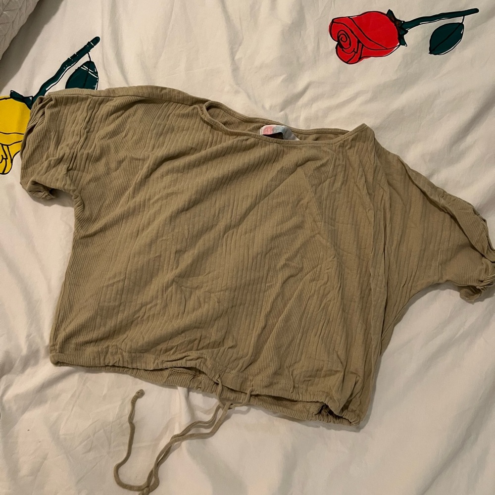 FREE PEOPLE BEACH Blaine Ribbed Shirt